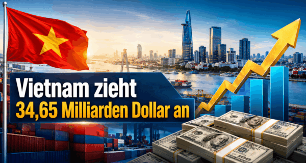 Vietnam zieht 34,65 Milliarden Dollar an